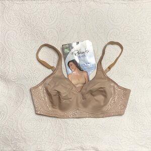 Playtex 18 Hour Bra Size 38B Nude Side & Back Smoothing No underwire or Padding